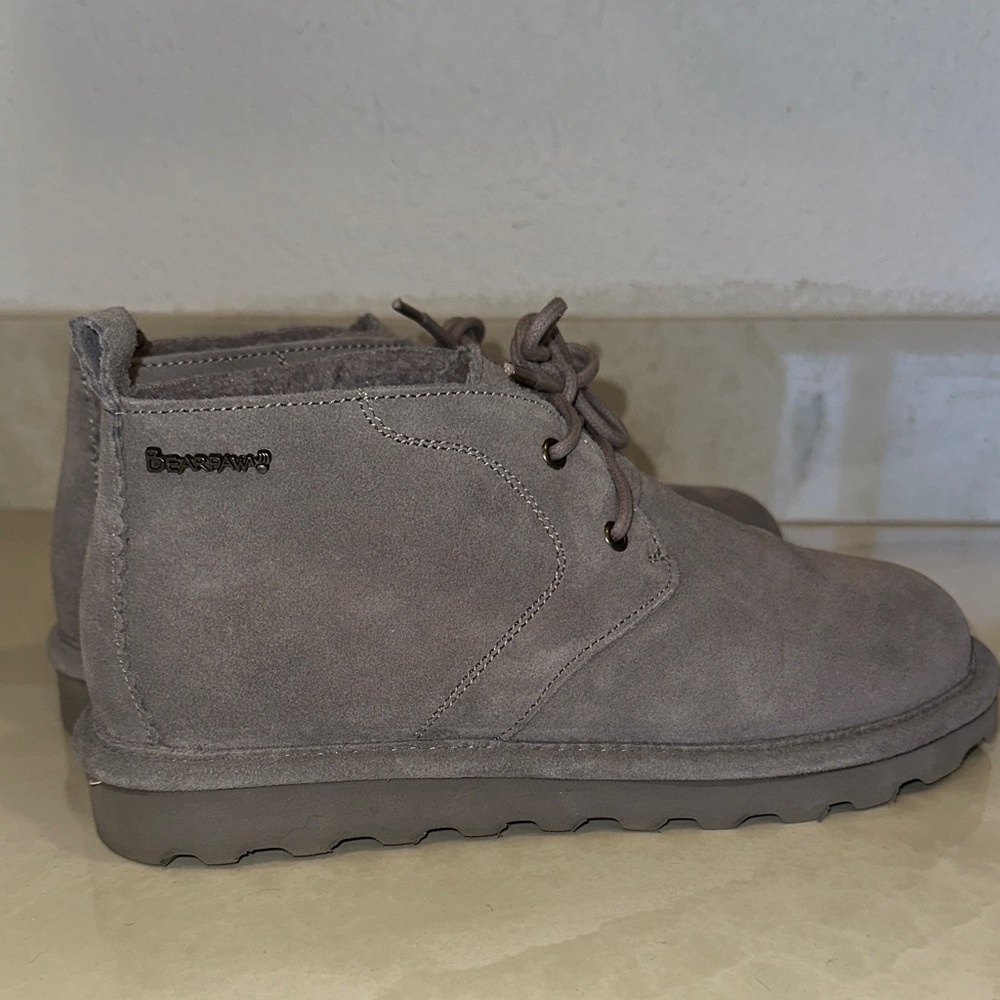 BearPaw Women's Suede Chukka Boots in Gray